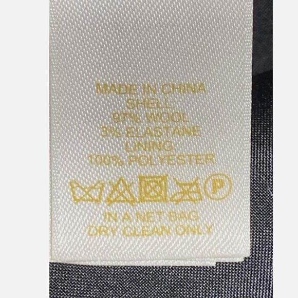 Kate Spade Women's Black Wool Blend Solid Bow Pencil Skirt Size 6 EUC - Picture 5 of 11